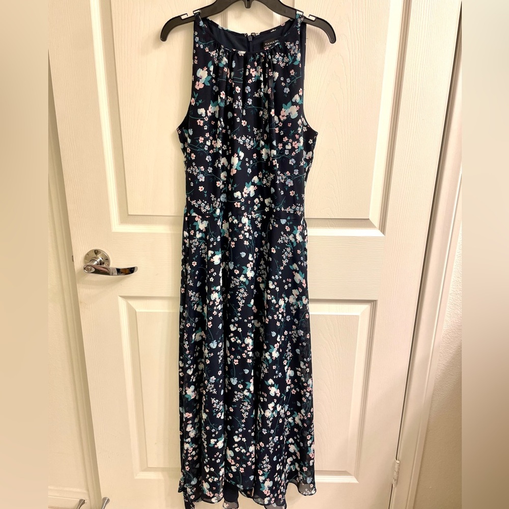 Brand New! Midi dress w/ tie waist. Perfect for graduations and summer weddings.